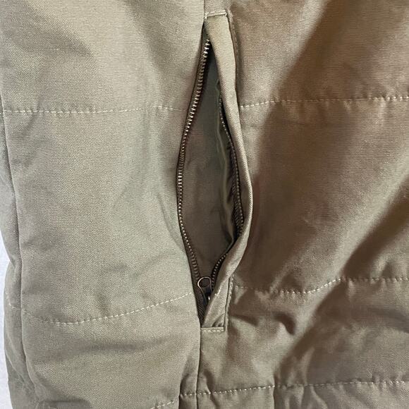 Magellan Outdoors Puffer Hunt Fishing Vest Coat Mens 2XL Olive Green Classic Fit - Picture 6 of 14